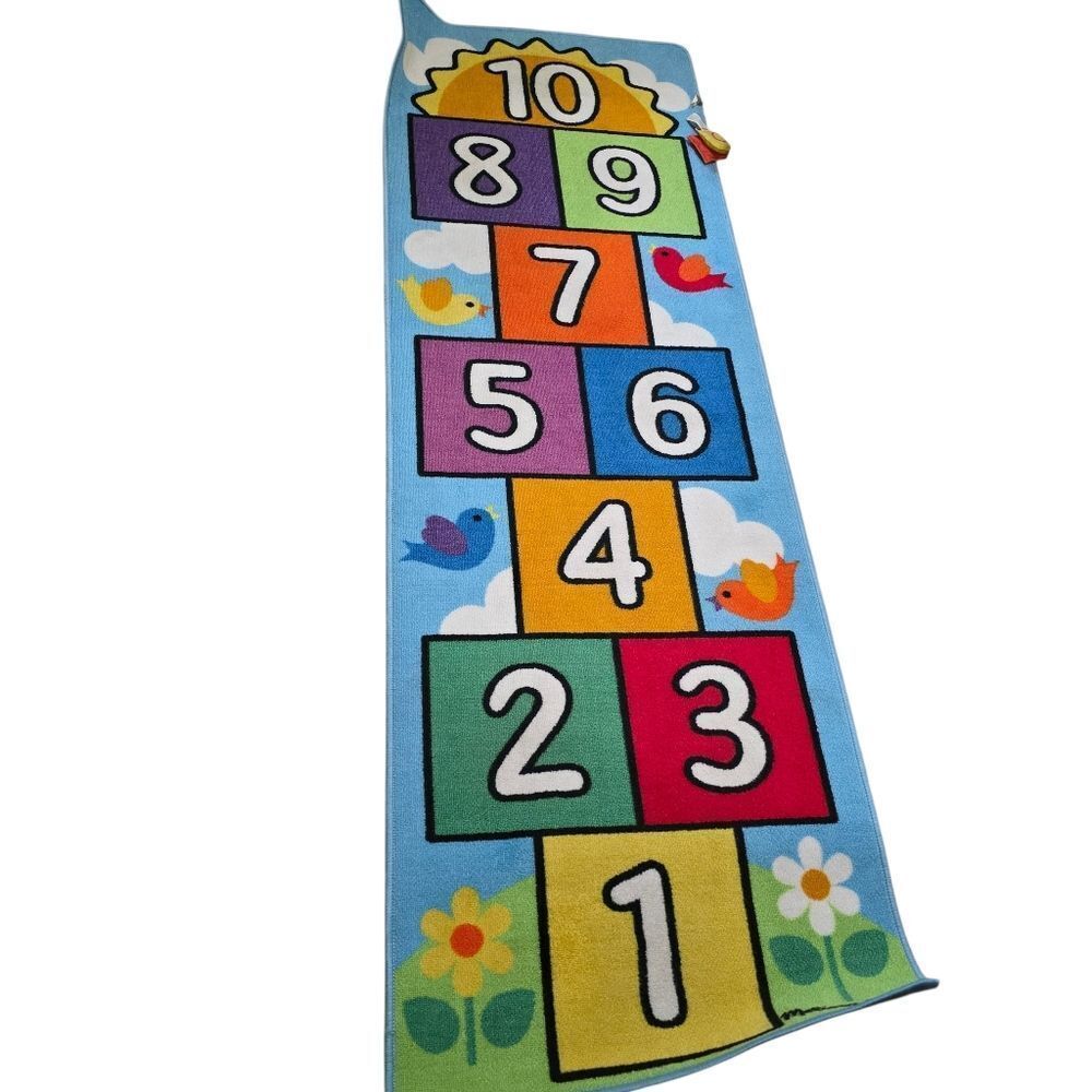 Melissa & Doug Colorful Hopscotch Play Mat for Kids
